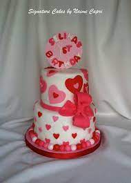 There's nothing sweeter than making someone you care about a valentine's day cake perfectly suited to his or her taste, says christina tosi of milk. Valentine Themed First Birthday Cake Cake By Cakesdecor