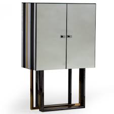 Cabinet glass is a stylish and practical option for homeowners looked to add visual appeal to their interior spaces. Milano Deco Mirrored Bar Cabinet Glass Furniture Online
