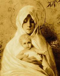 Paintings modelled the ideal family. Mary And Jesus Painting By Unknown