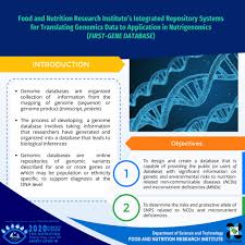 If your priority is to log foods exactly as the nutrition facts appear on the package, we their product database contains data for over 400,000 food product nutrition labels. First Gene Database Dost Food And Nutrition Research Institute Facebook