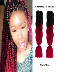 2,230 red braiding hair products are offered for sale by suppliers on alibaba.com, of which synthetic hair extension accounts for 24%, human hair extension accounts for 5. 24 X Pression Braiding Hair Ombre Crochet Jumbo Box Braids Synthetic Hair Extensions Xmky Jumbo4 29 99