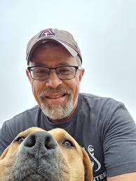 Rocky was spotless this morning after grooming