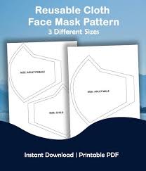 Each is simple, easy to follow, and suitable for those who are new to. Cloth Mask Sewing Pattern This Is A Digital Download No Physical Product Will Be Sent To You Included In Face Mask Tutorial Printable Fabric Mask Tutorial