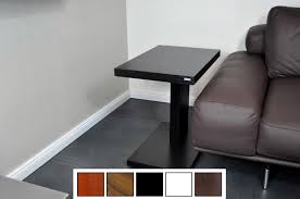 Für kleine räume sind couchtische mit glasplatte ideal. Edler Beistelltisch Tisch Ecktisch Notebooktisch Mit Rollen E 30 Carl Svensson Schwarz Design Impex