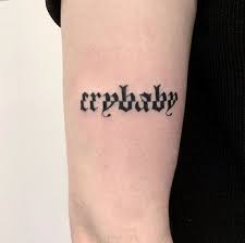 Ellepleure On Instagram Crybaby Blackworkers Blackworkerssubmi Tattoos Blackworkers Blackwor Tattoos Minimalist Tattoo Grunge Tattoo