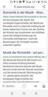 Wichtig ist die emotion, im mittelpunkt steht der künstler selbst. Musikalische Merkmale In Der Romantik Schule Musik Kunst Und Kultur