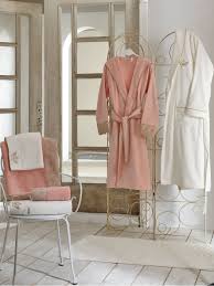 Tugsen Kadin Bornoz Ladies Bathrobes Pudra Powder Erkek Bornoz Mans Bathrobes Krem Cream Gupurlu Havlu Towel Organik Organic Homet Bathrobe Towel Diy Crafts