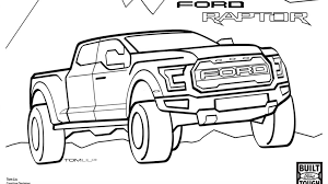 2012 ford f350 dually lifted coloring page. Ford Raptor Truck Coloring Pages Novocom Top
