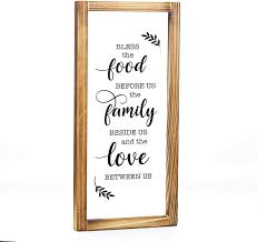 We did not find results for: Amazon Com Mainevent Bless This Food Before Us Sign Farmhouse Kitchen Decor Kitchen Wall Decor Rustic Home Decor Country Kitchen Decor With Solid Wood Frame 8x17 Inch Home Kitchen