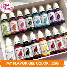 Jenis zat pewarna makanan zat pewarna tartrazine & indigotine sebagian besar zat pewarna makanan yang digunakan 3. Buy Gel Color My Flavor 25g Colouring White Violet Purple Black Royal Blue Pink Turquoise Maroon Pewarna Makanan Seetracker Malaysia