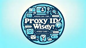 Where Can I Find My Proxy Id For Wisely Card? - Blog - IPOASIS