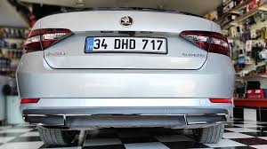 netron tuning garage instagram da paylasimda bulundu skoda superb krom egzoz cercevesi krom tampon citasi amerikan cizilmez garantili cam film
