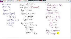 Spm addmath form 4 chapter 1 inverse function (learn it yourself). Kssm Form 4 Add Maths Chapter 1 Functions 1 2 Composite Functions Part 2 Youtube