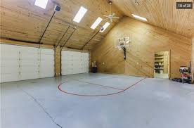 Indoor Basketball Court This Is In A Garage Home Basketball Court Indoor Basketball Court Home Gym Flooring