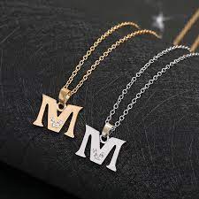 Hindu baby boy names, baby boy names, indian baby boy names 2021 · maahir = expert, brave · maagh = name of a hindu month · maan = lecturer, respect · maalav = . 1 English Letter M Fashion Lucky Monogram Necklace 26 Alphabet Initial Sign Mother Friend Family Name Gift Necklace Jewelry Pendant Necklaces Aliexpress
