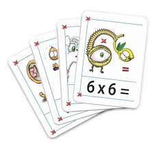 apprendre les tables de multiplication facilement la cour des petits cards math playing cards
