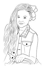 Printable print jojo siwa coloring pages. Jojo Coloring Pages To Print Novocom Top