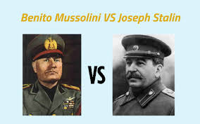 Resultado de imagen para mussolini stalin