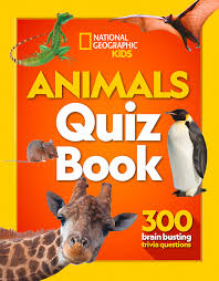 Challenge them to a trivia party! Animals Quiz Book 300 Brain Busting Trivia Questions National Geographic Kids National Geographic Kids 9780008409340 Amazon Com Books