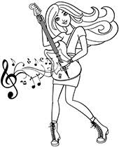 The doll's maker, ruth handler, was inspired by a german doll named bild lilli. Barbie Coloring Pages For Girls Topcoloringpages Net