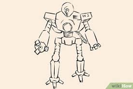 4 Cara Untuk Menggambar Robot Wikihow