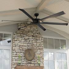 Shop wayfair for all the best ceiling fans. Luxury Industrial Indoor Outdoor Ceiling Fan 15 5 H X 96 W With Urban Loft Style Midnight Black Uhp9131 By Urban Ambiance Overstock 32450290