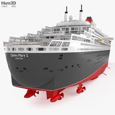 3d Model Of Rms Queen Mary 2 In 2020 Rms Queen Mary 2 Queen Mary Queen Mary 2 Ship