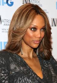 Tyra Banks At Matrix Awards Luncheon In New York Tyra Banks Hair Hairstyle Hair Styles