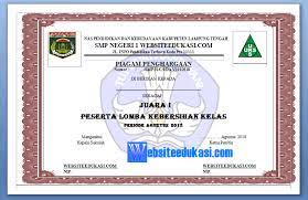 Maybe you would like to learn more about one of these? Contoh Piagam Penghargaan Siswa Terbaru Format Word Portal Pendidikan