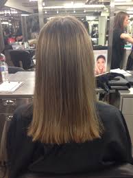 First One Length Haircut One Length Haircuts One Length Hair Below Shoulder Length Hair