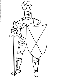 Download or print this amazing coloring page: Knight Armor Sword Shield Coloring Page Audio Stories For Kids Free Coloring Pages Colouring Printables