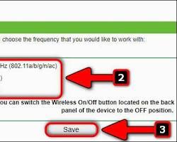Wi-Fi router set to 5 GHz network