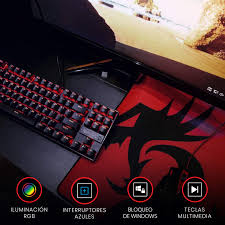 Redragon Kumara K552 QWERTY Outemu Blue RGB Gamer Keyboard: Buy Online at  Best Price in Egypt - Souq is now Amazon.eg