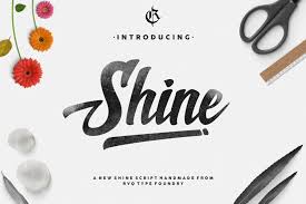 Enjoy the font, feel free to comment or feedback, send me pm or email. New Shine Script 27889 Script Font Bundles