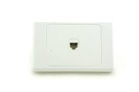 How to use a crimping tool. Wall Plate With Telephone Socket