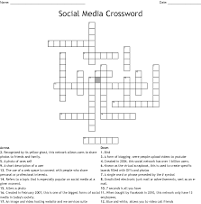 Getting people to think and worry about various social and environmental issues such as human trafficking, racism, and air pollution is significant for raising public supporting and affecting meaningful changes. Social Media Terms Crossword Wordmint