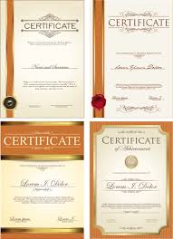 Editing is carried out online here and then you can download a file to your hard drive for printing or social media. Gold Border Certificate Template Vector Material 01 Free Download