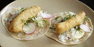 Check spelling or type a new query. Alex Stupak S Fish Tempura Tacos With Roasted Salsa Verde