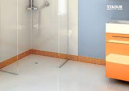 Are you considering shower floor replacement options or the installation of a new footing? Basic Board Floor Level Shower Element Stadur Produktions Gmbh Co Kg Sandwich Elements