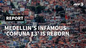 Comuna 13 is known for its street art, but there's more than meets the eye. Colombia How Did Medellin S Once Infamous Comuna 13 Reinvent Itself Afp Youtube