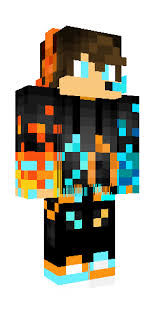 Fire dragons and ice dragons. 2020 Fire Ice Boy Minecraft Skins Ice Boy Fire Ice