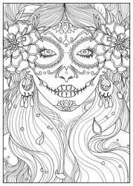 See more ideas about coloring pages, skull coloring pages, adult coloring pages. Sugar Skulls Day Of The Dead Coloring Pages For Adults