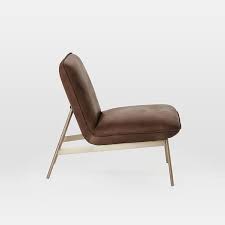 Leather slipper chair west elm. Brooks Slipper Chair