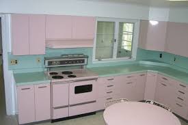 This Entire Kitchen Was Up For Sale All Steel Ge Cabinets Stove Everything Because Who D Want This When You Co Mid Century Kitchen And Laundry Vinta