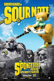 Directed by tim hill, the spongebob movie: Spongebob Squarepants The Movie Character Posters