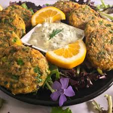 Just a touch of breadcrumb is all you need here, as the raw salmon is the real binder. Air Fryer Salmon Patties Salmon Cakes Burgers Croquettes
