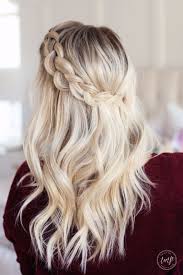 10 Medium Length Hairstyles Twist Me Pretty In 2020 Medium Length Hair Styles Prom Hair Medium Prom Hair Down