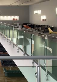 Demose outdoor stainless and glass balcony railings designs. Our Side Mounted Stainless Steel And Glass Railings Add A Modern Touch To Professional And Personal S Glass Railing System Glass Railing Glass Stair Balustrade