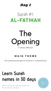 Surah Al Fatihah The Opening Listen To Quran Quran Verses