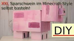 Der entwickler mojang hat minecraft classic herausgebracht, um den 10ten jahrestag des berühmten multiplayer sandbox spiels zu feiern. Xxl Sparschwein Im Minecraft Style Basteln Upcycling Mit Pappkartons Diy In Deutsch 2019 Youtube